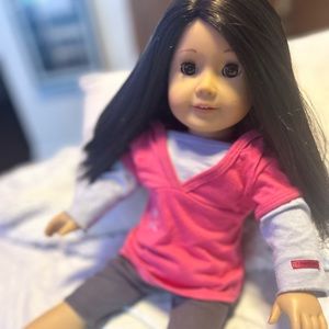 American Girl Doll Just like you retired Brown hair brown eyes